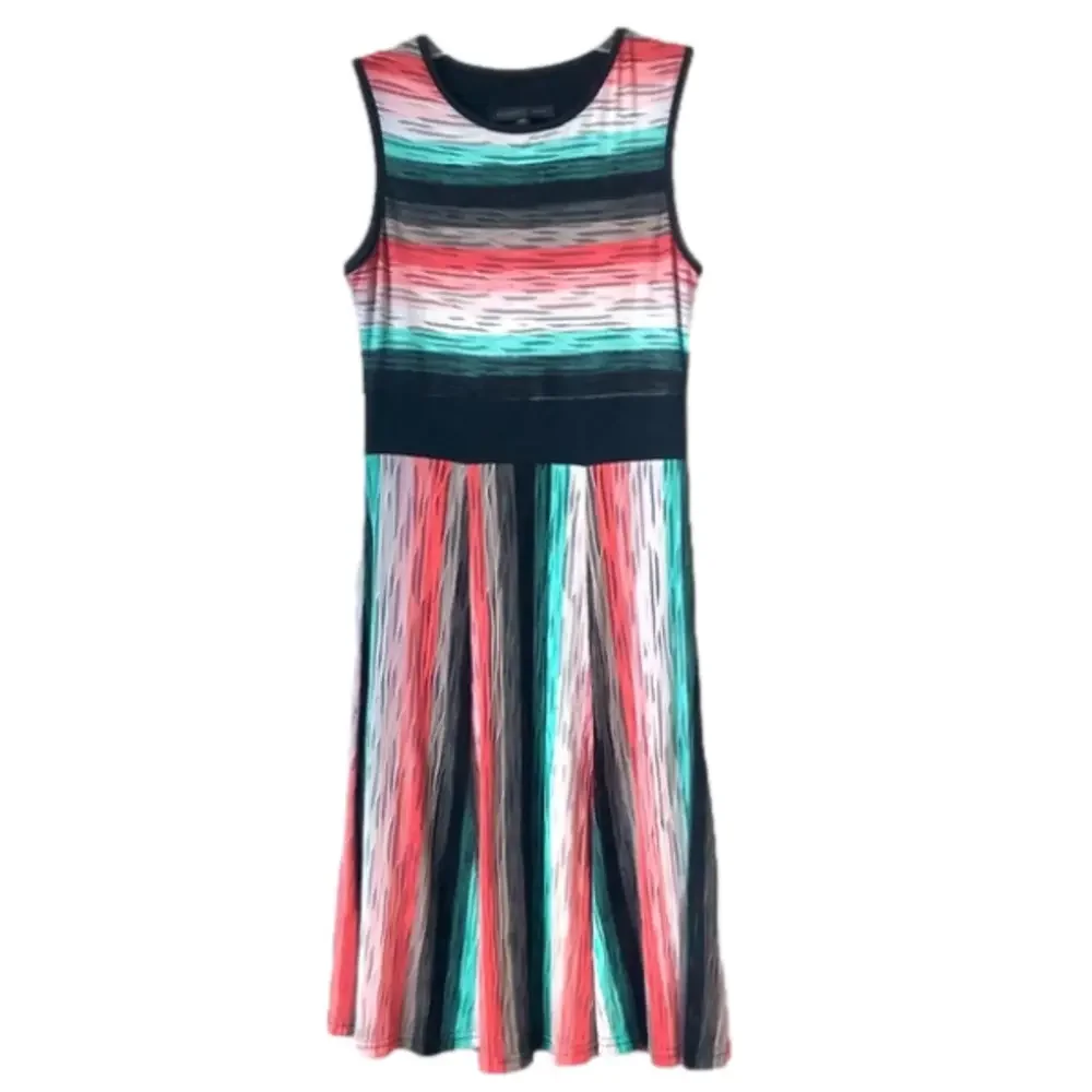 RUNWAY Dinh Ba Design Rainbow Textured Dress S - Picture 2 of 12